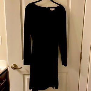 Calvin Klein black velvet dress, size 12, excellent condition